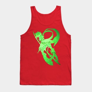 Minerva: Resplendent Red Dragoon Tank Top